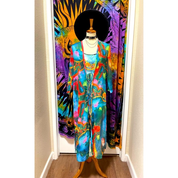 🌈 Amazing Colorful art inspiration dress set - Picture 1 of 12